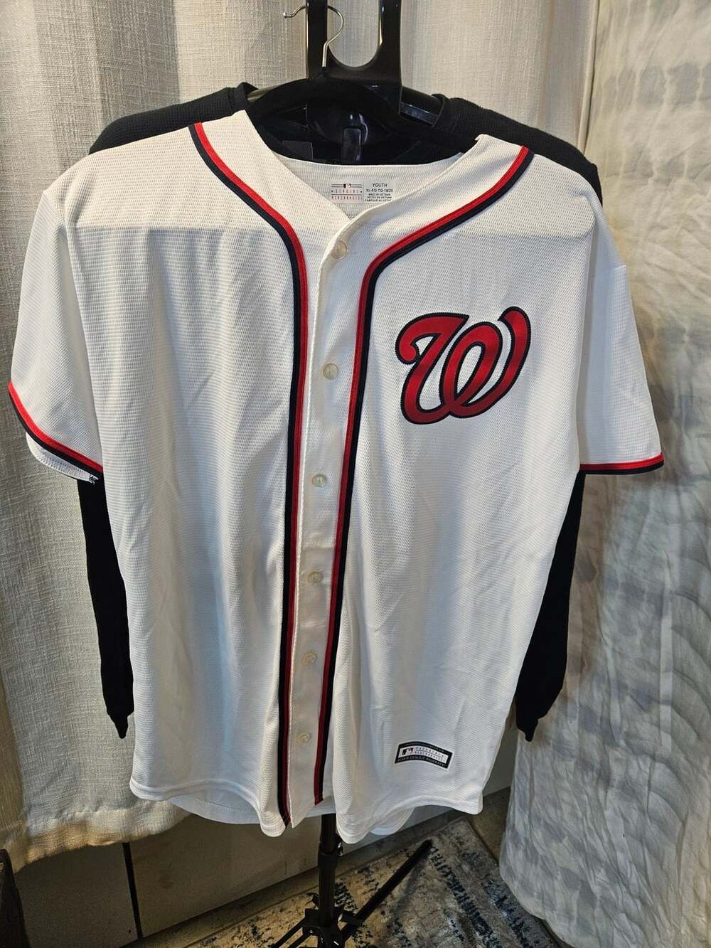 MLB Genuine Merchandise Washington Nationals Harper 34 YOUTH Jersey Size XL 18/2